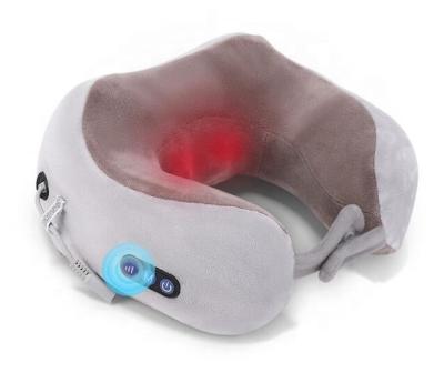 China Electric Car Nap Sleeping Travel Neck Pillow Therapy Memory Foam Travel Pillow 360 Head Support Neck Massager Airplane for sale