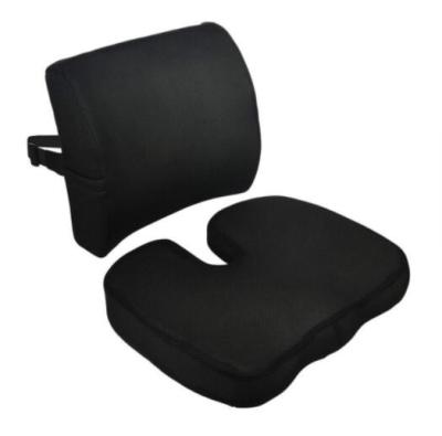 China High Quality Anti Dust Mite Memory Foam Chair Pad Back Tailbone Pain Relief Car Office Chair Cushions Butt Pillow For Long Sitting for sale