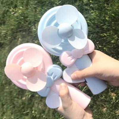 China Wholesale Portable Handheld Fan Mini Small Fans Outdoor Cute Manual Pressure Handheld Fan Summer Portable Handheld Fan for Kids Gifts for sale