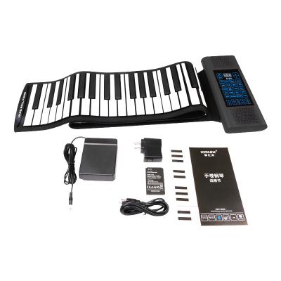 China MIDI Keyboard 88 Keys Source Maker Silicone Keyboard Piano Programmable Midi Keyboard Portable Hand Roll Up Piano 88 Keys for sale