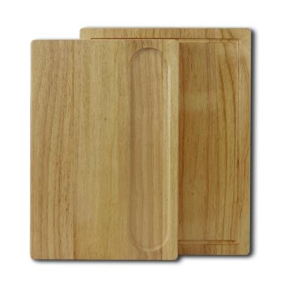 China 2021 new desgin viable wooden server multifunctional rubber wooden cutting board cutting plates for sale