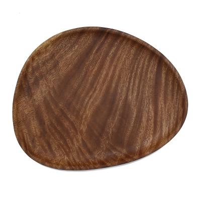 China Sustainable Wholesale Wood Serving Tray Dinner Table Acacia Wood Kitchen Dishes For Food for sale