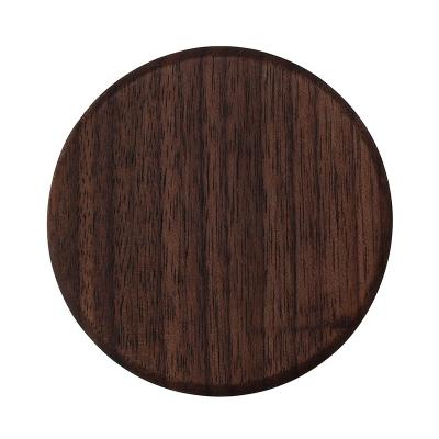 China Sustainable Products Walnut Promotion Coasters Sublimation Wooden Coaster For Tea Cup Beverage for sale