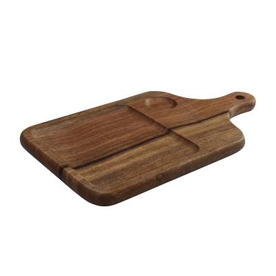 China Sustainable New Design Cutting Cheese Bread Cutting Board With Handle for sale