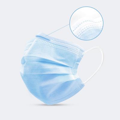 China All Meltblown Cloth Material Medical Disposable Consumable 3ply Face Mask for sale