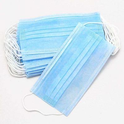 China All 3 Layers Breathable Melt-blown And Comfortable Elastic Ear Loop Medical Mask for sale