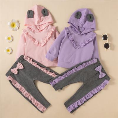 China Matching Dressing Set Girls Clothing Set Cotton New Autumn Winter Clothes 2pcs Outfit Infant Clothes Sport Suit For Toddler Clothes Girls 0-24Months for sale