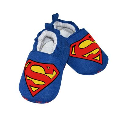 China Superman Spiderman Baby Shoes Anti-slippery Online Soft Bottom Newborn Baby Shoes for sale