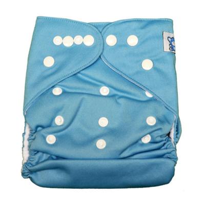 China Printed Solid Colors Baby Nappies Newborn Waterproof Cloth Diaper Soft Fit Diapers for sale