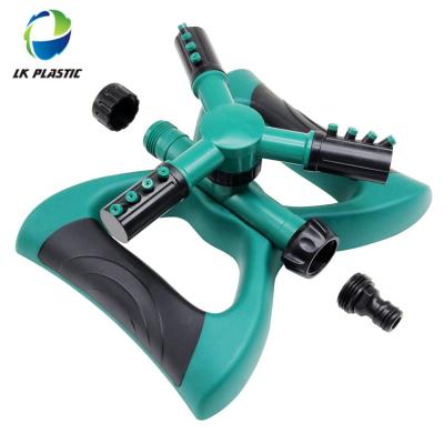 China Easily Install Plastic 3-Arm Garden Tool Water Sprinkler for sale