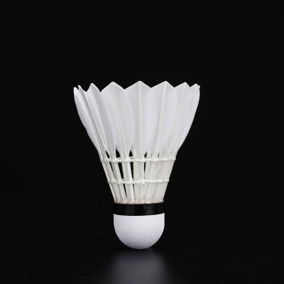 China High Quality Professional Tournament Custom Brand And Multicolor White Duck Feather Badminton Shuttlecock for sale