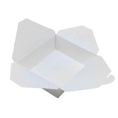 China Recyclable Customized Disposable Kraft Paper Box French Fries Box Fast Food Packaging Disposable Kraft Paper Lunch Box 450PCS/CNT for sale