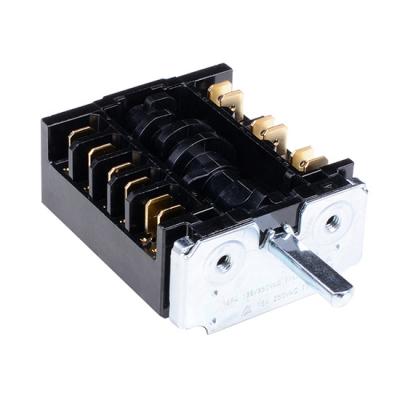 China Oven 16A 250V 2 To 16 Position Electric Heater Manual Oven Rotary Selector for sale