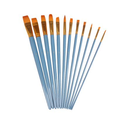 China Haihui Chinese Ancient Watercolor 7Pcs Inscription Brush Multi Shaped Nylon Brushes For Artist High Quality Basic Acrylic Paint Brush Detail Brush Set for sale