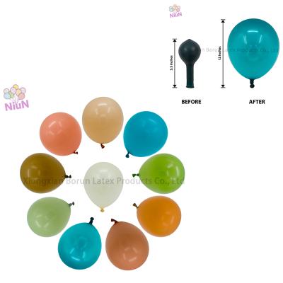 China Eco-friendly Wholesale High Quality Retro Balloons Retro Color Balloons Bean Party Decorations Supplies for sale