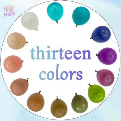 China 100pcs Color Eco-friendly Retro Balloons Wholesale Suppliers Balloon Vintage Retro Customize for sale