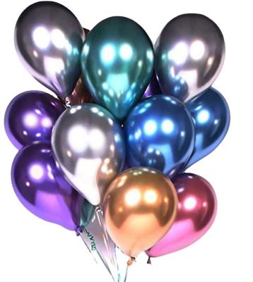 China Wholesale Party Metalizados Globos Metallic Balloon Cheap Party Eco-friendly Latex Chrome Chrome Decoration for sale