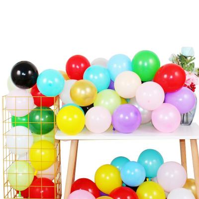 China 2021Eco-friendly Best Selling Colorful Matte 5 Balloon Mixed Pastel Balloons Custom Helium Balloons for sale