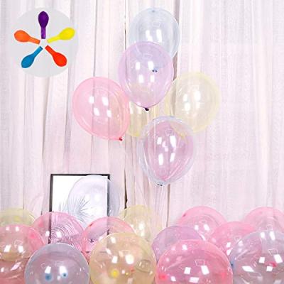 China 10inch12inch Helium Eco-friendly Latex Balloon Party Decorations Crystal Balloons For Wedding for sale