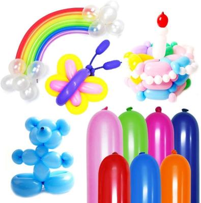 China Eco-friendly Pastel Diy Metal Long Magic Balloons Motown Balloons Magic Balloons for sale