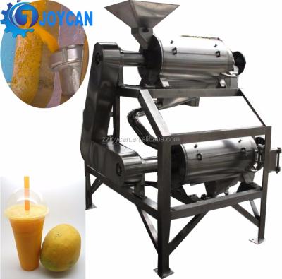 China Professional Stainless Steel Fruit Puree Vegetable Pulp Making Machine Mango Juice Extracting Extractor Machine for sale