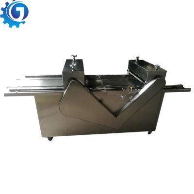 China Commercial Supplying Stainless Steel Cake Slicer Machine Square Cake Cutter Hard Cookies Cutting Machine for sale