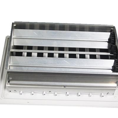 China Excellent Modern Air Supply Factory Air Vent Grille Ventilation System Material Z-Type Diffuser Double With Damper for sale