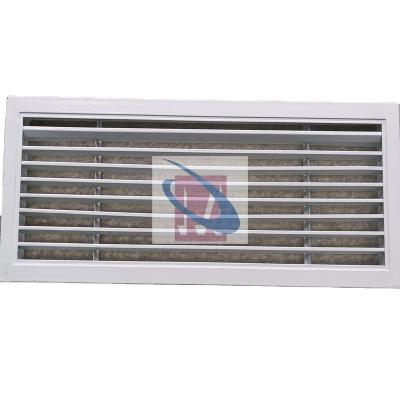 China Simple Structure Hotel HVAC Systems Aluminum Ventilation Ceiling And Linear Wall Bar Air Grilles for sale