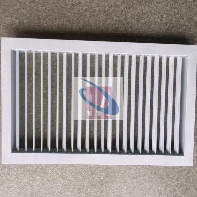 China Best Price HVAC Simple Structure Aluminum Linear Bar Vent Grille Ceiling Air Supply for sale