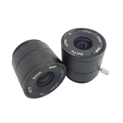 China Camera Lens 8mm FL Lens 8mm Network CCTV High High Resolution Fixed Aperture 1.4 (D/f) 3MP Panoramic TN0814F-3MP for sale