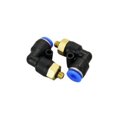 China energy & Mining PL4-M5, Male M5 Thread To 4mm Elbow Connector Pneumatic Fittings for sale