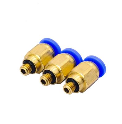 China energy & PC4-M5 Pneumatic Air 4mm Pulling Straight Wire M5 One Touch Pipe Quick Fit Connector for sale