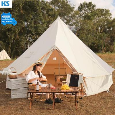 China Camouflage/Field Professional Inflatable Beach Game Tent Canvas Cabin Outdoor Bell Tents Waterproof 4 Season Camping Glamping Luxury Tent for sale