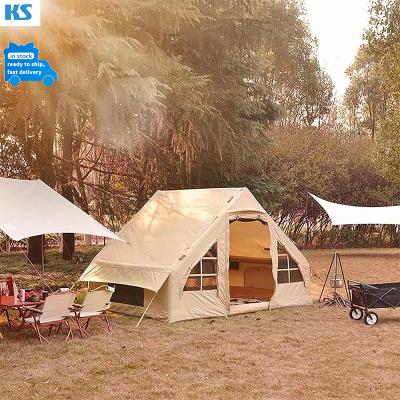 China Diagonal Tying Type Professional Outdoor Waterproof 6m Stock Tents 3m 4m 5m One Room Camping Glamping Glamping Tent for sale