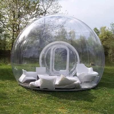 China Large PVC Clear Clear Inflatable Globe Tent Glamping Resort Hotel Tents Camping Outdoor Camping Event Wedding Party for sale