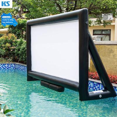 China Entertainment 8ft 14ft 16ft 20ft 24ft Outdoor Waterproof Inflatable Inflatable Advertising Screen Party Screen Cinema TV Screen for sale