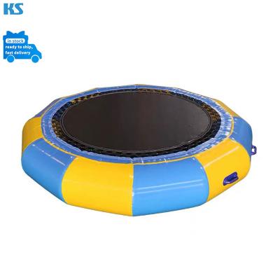 China Popular Inflatable Water Fun Trampoline Family Inflatable Floating Water Park Inflatable Trampoline For Adults&child for sale