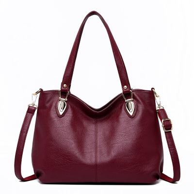 China Multifunctional Famous Design Female Bag Soft Leather Cross - Large Body Purse Shoulder Bag Tote Handbags For Women for sale