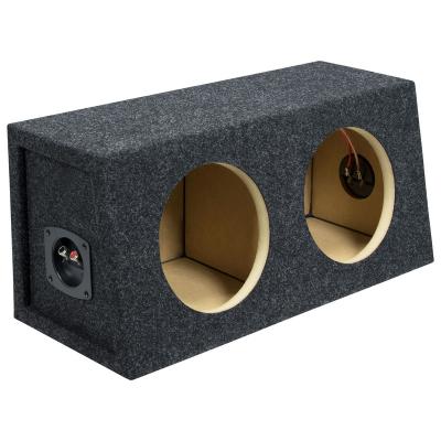 China Universal MDF Car Audio Vehicle Dual Sealed Speaker Enclosure 15