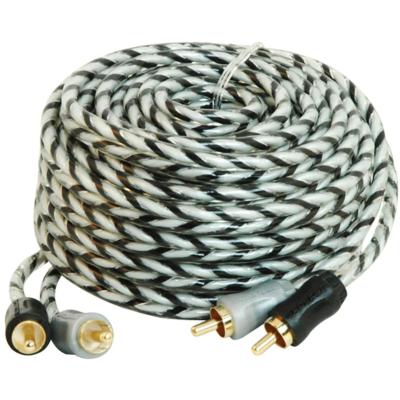 China Audio Speaker 100% AV Cable Car Amp Amplifier Install RCA Subwoofer Wire Sub for sale