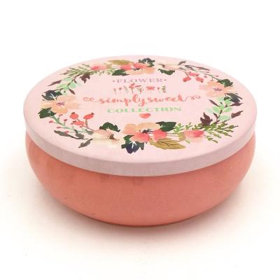 China Whole Sale Customized Empty Bowl Shape Vintage Tin Can Sweet Box For Collection for sale