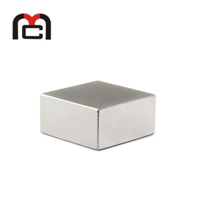 China Environmental friendly n52 50x50x25 neodymium permanent industrial magnets for sale