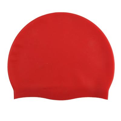 China Adult Swim Swimming Caps, Waterproof Silicone Cap Swimming Cap For Long And Short Hair for sale