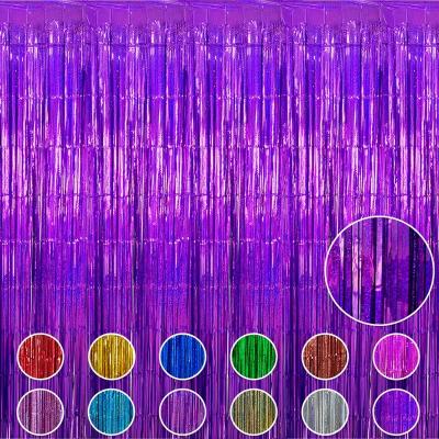 China Party Decoration Factory Direct Supply Dot Foil Shiny Curtain Glitter Foil Curtain To Wedding Decoration for sale