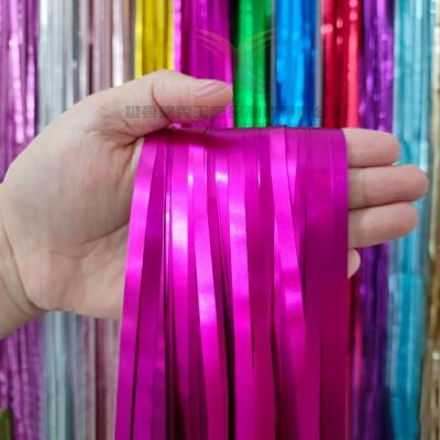 China Shimmer Tinsel Curtain Backdrop Hot Foil Curtain Photo Backdrop Party Decoration New Product Design for sale