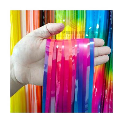 China Competitive Price Chinamanufacture Tinsel Foil Fringe Curtain Party Decoration Birthday Wedding Background Aluminum Rain Curtains for sale