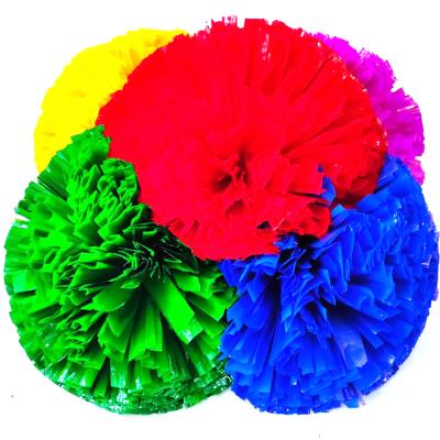 China Pompom factory wholesale price cheering celebration supplies pom pom bead pom poms for sale