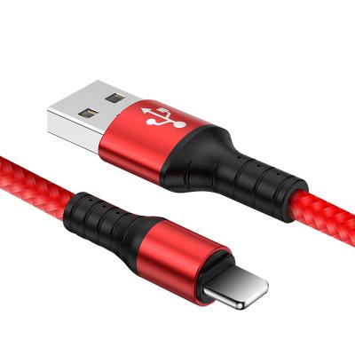 China MP3/MP4 Player Nylon Braided Multiple USB Cable For iPhone12 11 XS 8 7 6 Mic USB Type C Charger Cable For Samsung S9 S10+ for sale