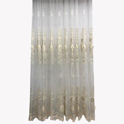 China Europe The European Luxury High Quality 4D Tulle Curtains for sale