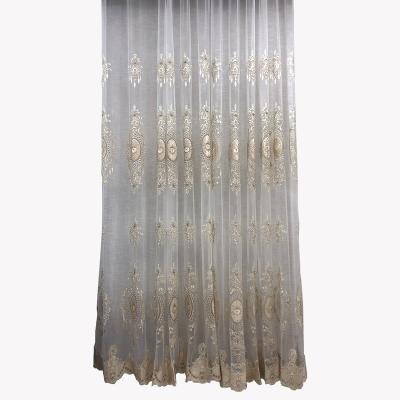 China Europe Curtains For Bedroom , European Luxury Window Embroidered Curtains for sale